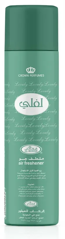 Al Rehab Air Freshener Spray, Lovely, 300 ml, green