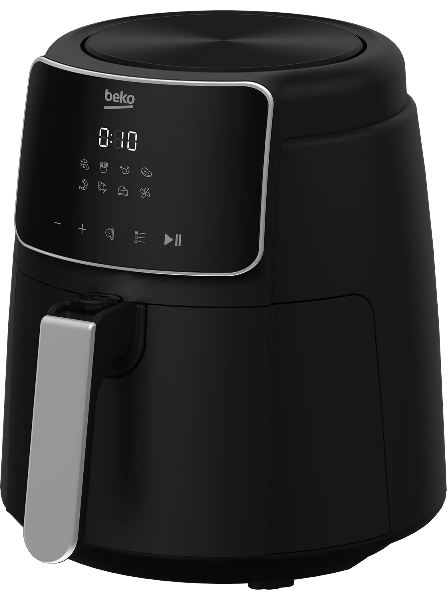 Beko Air Fryer Without Oil, 1500 Watt, 3.9 Liter, Digital Display, Black, FRL 2244 B