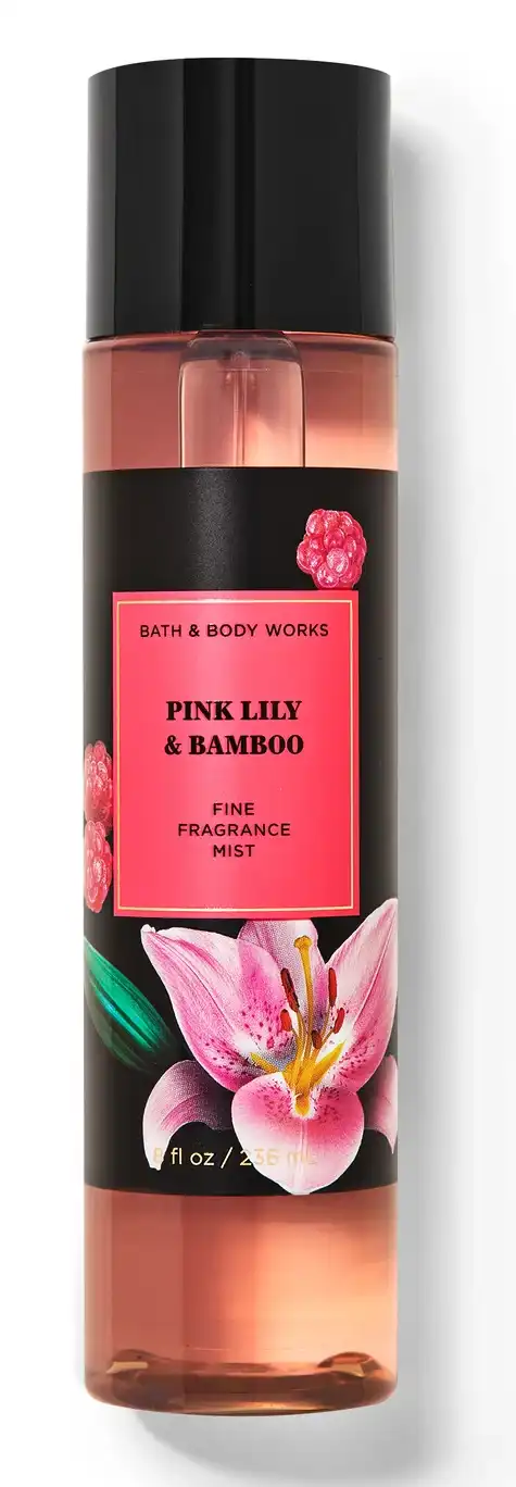 Bath & Body Works PINK LILY & BAMBOO Body MIST For Women 236 ML