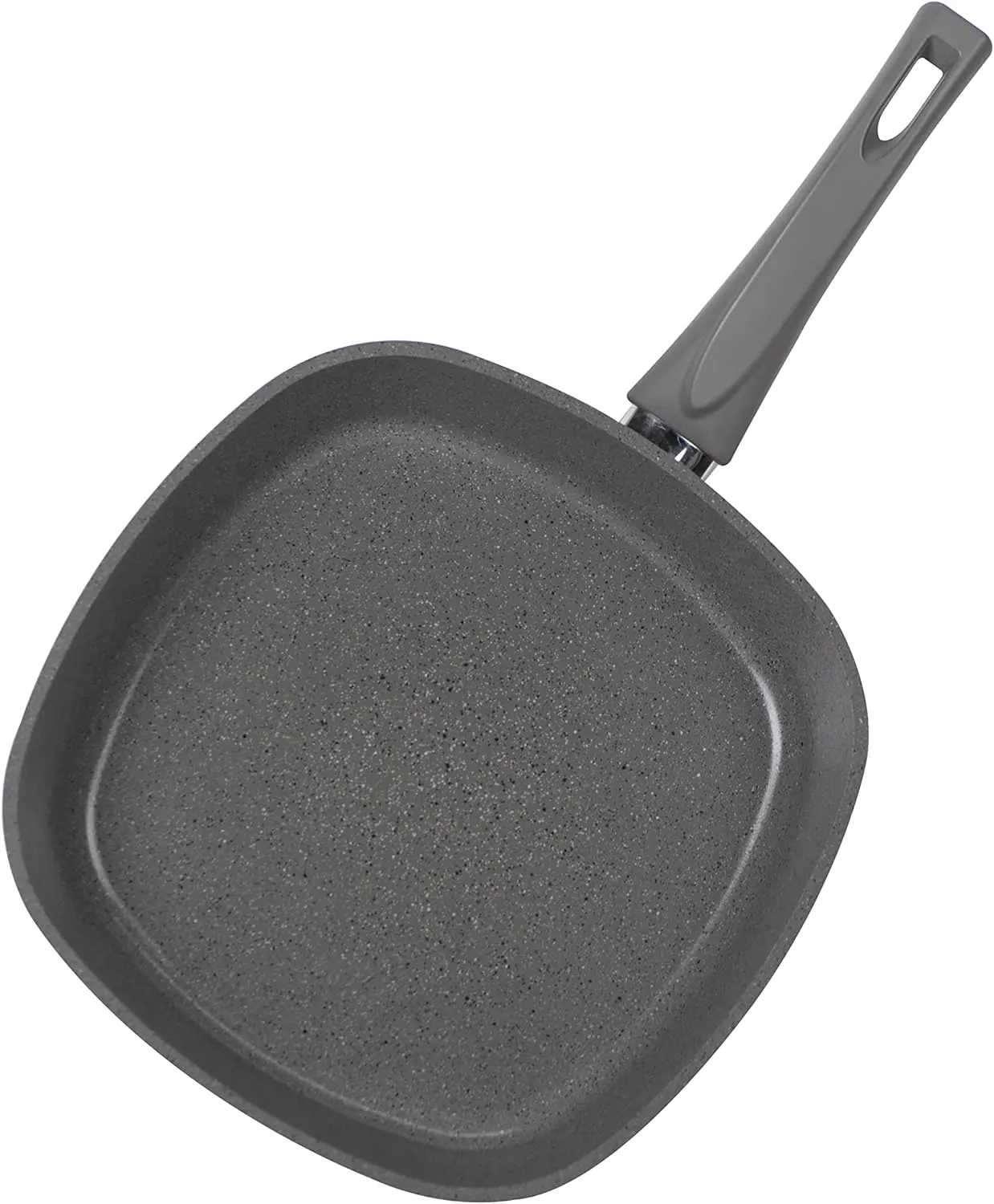 Top Chef Square granite cookware set , 10 pieces, grey