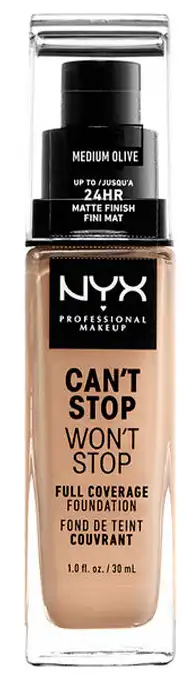 NYX CAN'T STOP Won't Stop FOUNDATION 09 Medium Olive