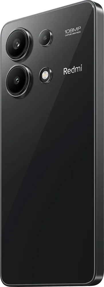 Redmi Note 13 Dual SIM Mobile, 128 GB Memory, 8 GB RAM, 4G LTE, Midnight Black