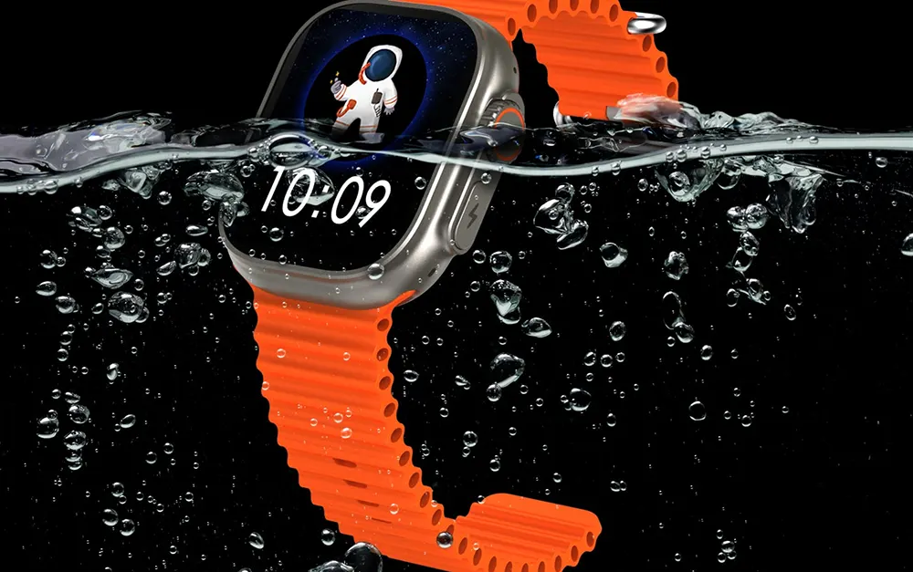 ساعة سمارت أيتل سونز ألترا 2، شاشة 2.0 بوصة IPS تعمل باللمس، مقاومة للماء، بطارية 300 مللي أمبير، برتقالي