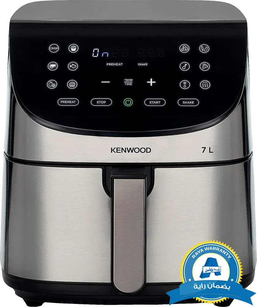 Kenwood Air Fryer, 1800 Watt, 7 Liters, Silver, HFM80SS, Raya Warranty