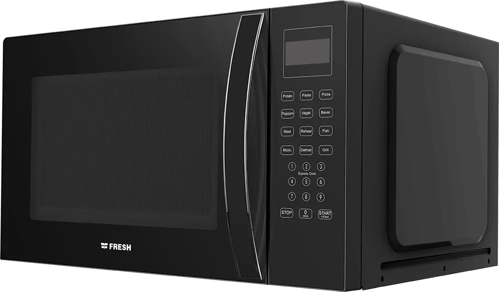 Fresh Solo Microwave 42 Liter, 1000 Watt, Digital Display, Black, FMW.42KC-BW