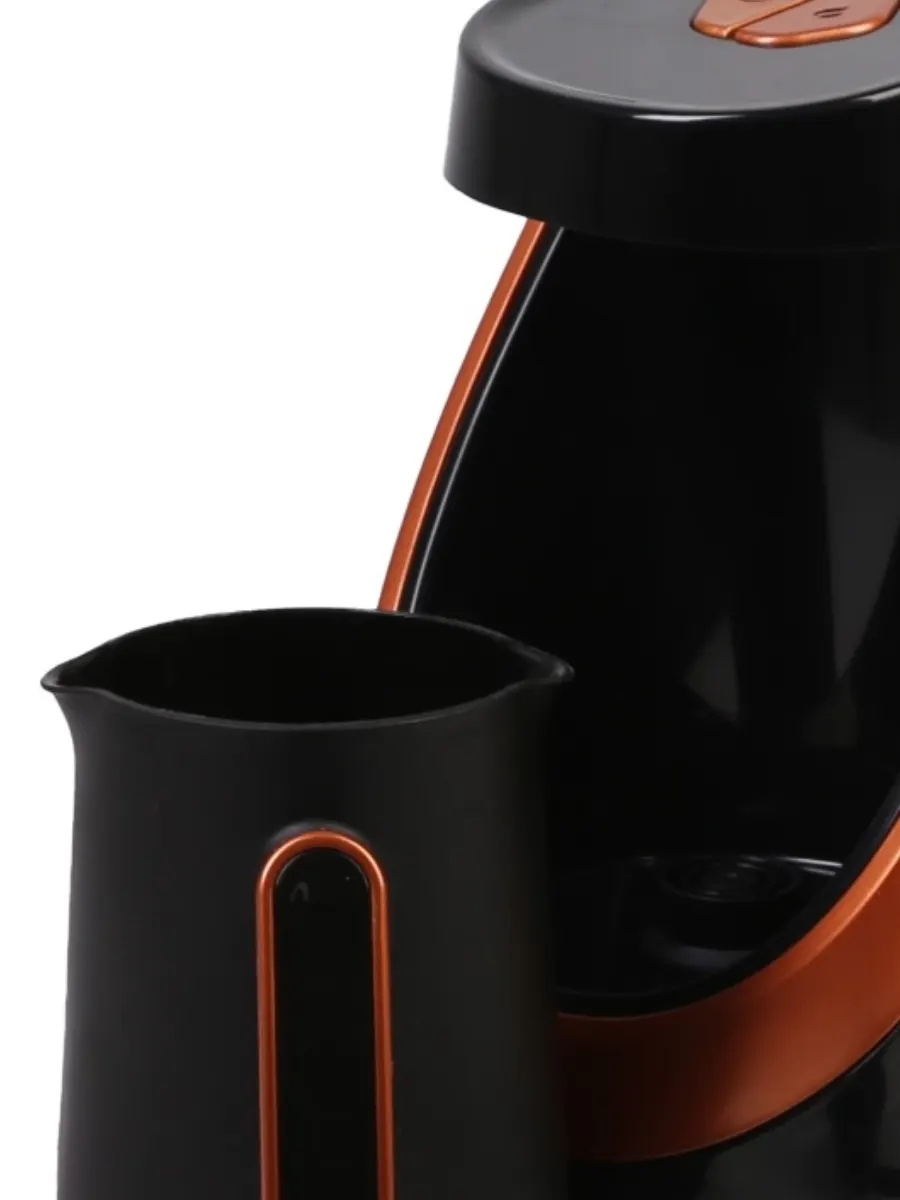 ماكينة تحضير القهوة التركي ساري، 600 وات، أسود × نحاسي ،SRCM-GL21034(بضمان رايا)