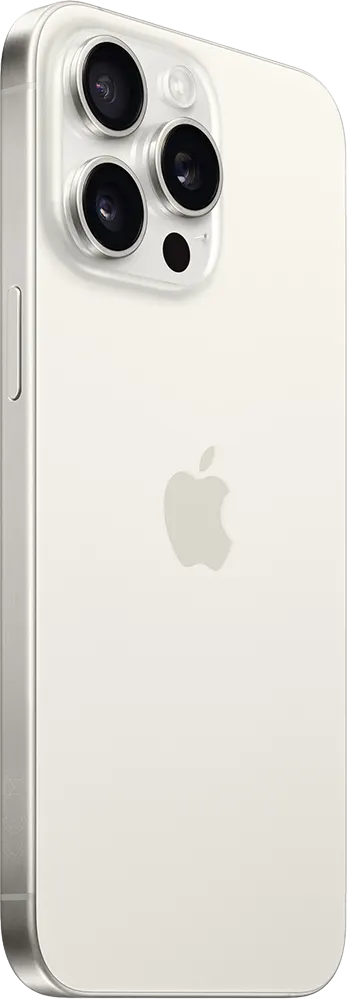 iPhone 15 Pro Max Single SIM Mobile, 256GB Internal Memory, 8GB RAM, 5G Network, White Titanium