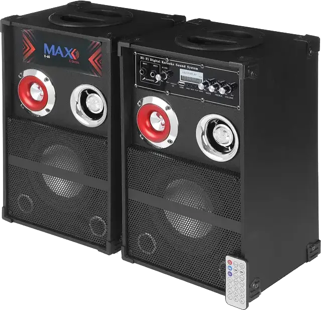 Subwoofer MAX Bluetooth Speaker, USB Input, Bluetooth, Black, Model E6-S2