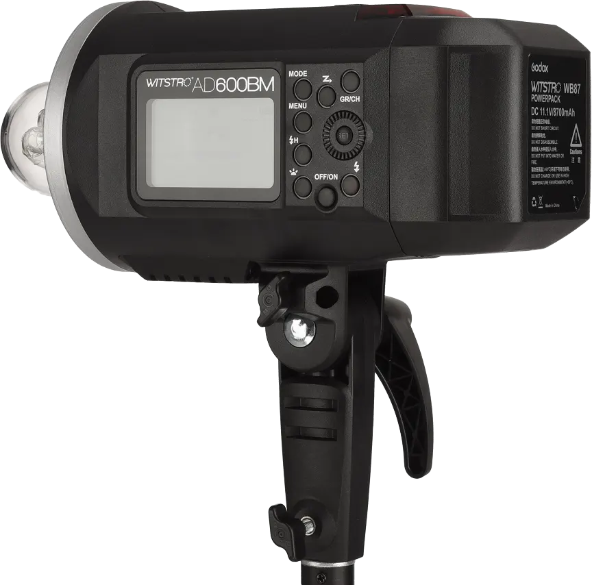 فلاش كاميرا لاسلكي خارجي جودوكس 2.4 جيجا هرتز، بطارية قابلة للشحن، أسود، AD600BM