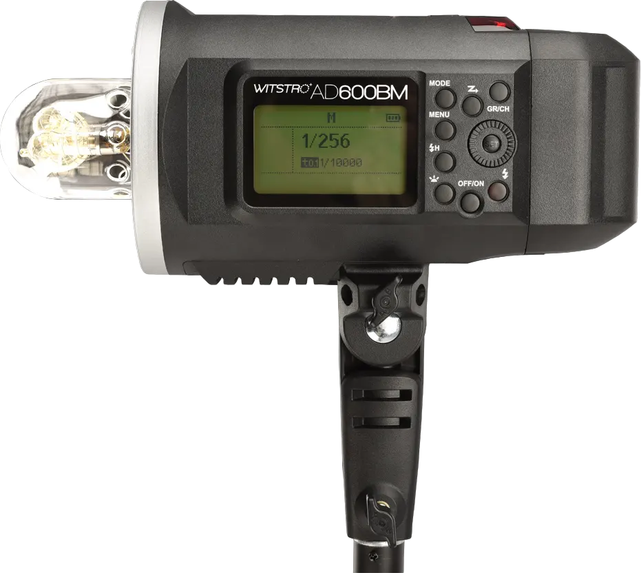 Godox Outdoor Wireless Camera Flash 2.4Ghz, Rechargeable Battery, Black, AD600BM