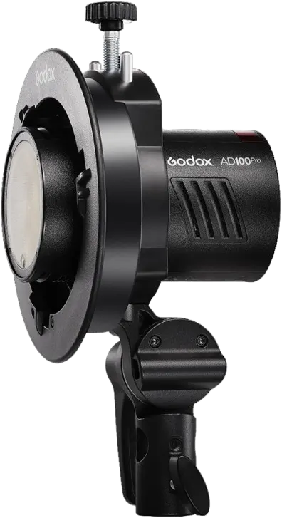 Godox Outdoor Pocket Wireless Flash, 2.4GHz, Rechargeable Battery, Black, AD100Pro