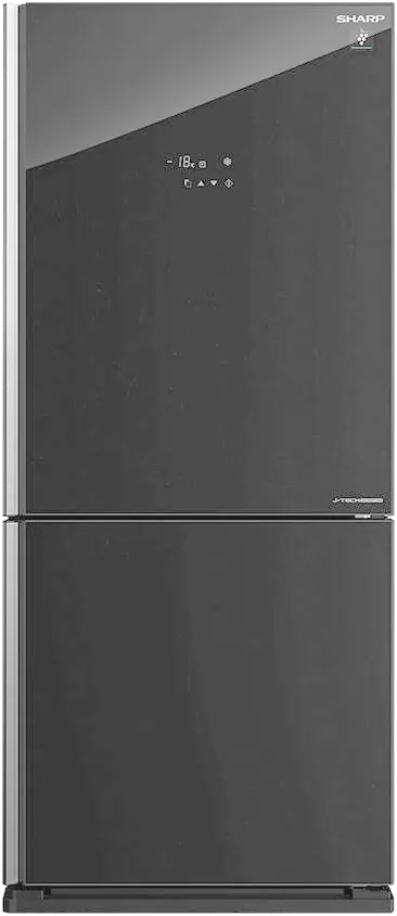 Sharp No Frost Refrigerator, 558 Liters, 2 Doors, Bottom Freezer ...