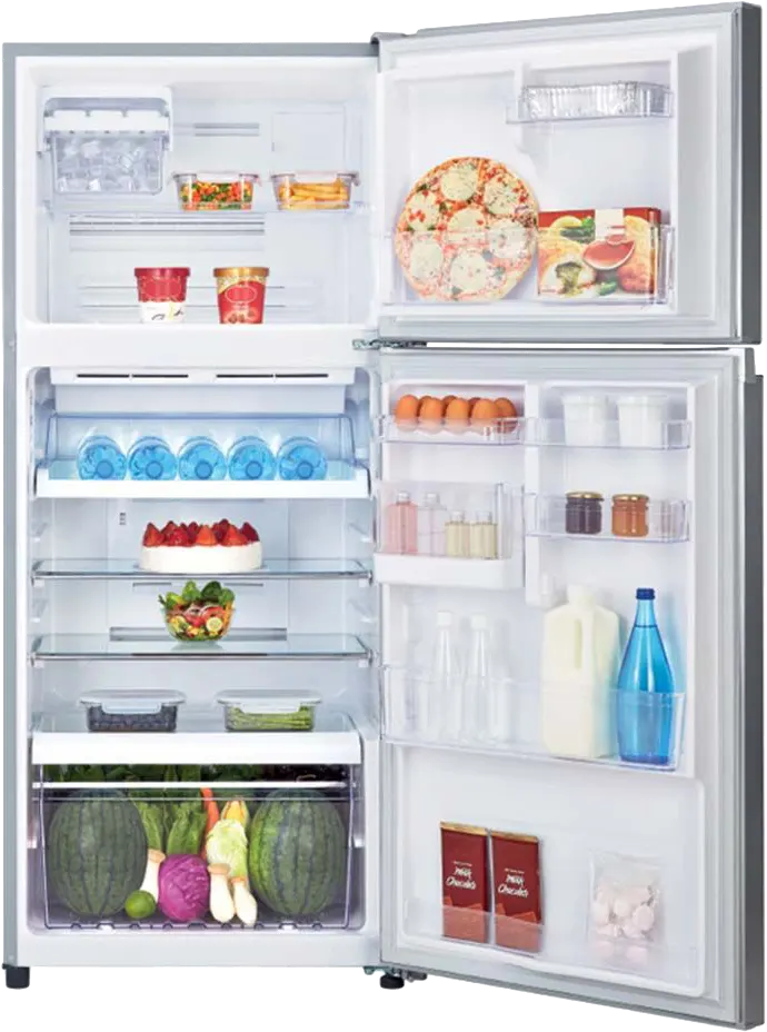 Toshiba No Frost Refrigerator, 419 Liters, Inverter, Silver, GR.EF51Z.FS