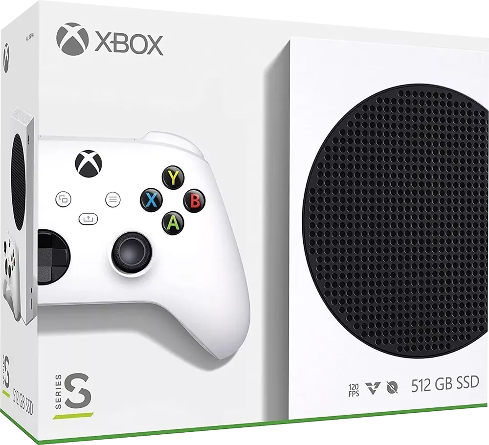 Microsoft Xbox Series S 512GB, Console Only, 1 Wireless Controller, White