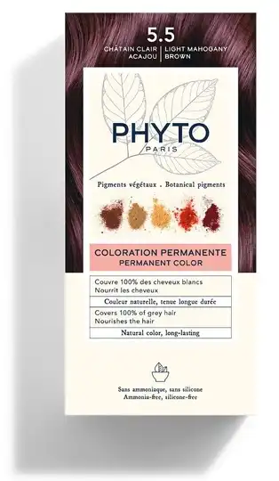 PHYTO COLORING 5.5 LIGHT BROWN MAHOGANY