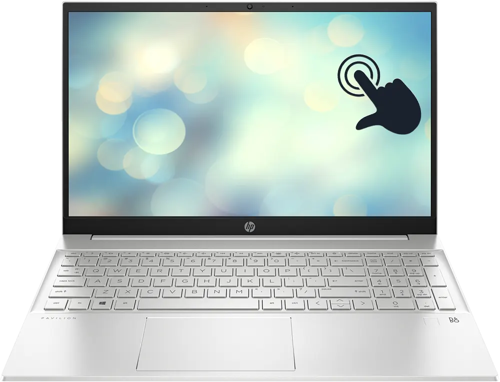 HP laptop Pavilion 15-EG0100NE, 11th Gen, Intel Core i5 1135G7 , 8GB RAM, 512GB SSD Hard Disk, NVIDIA GeForce MX350 2GB Graphics , 15 Inch HD Touch Display, DOS, Silver