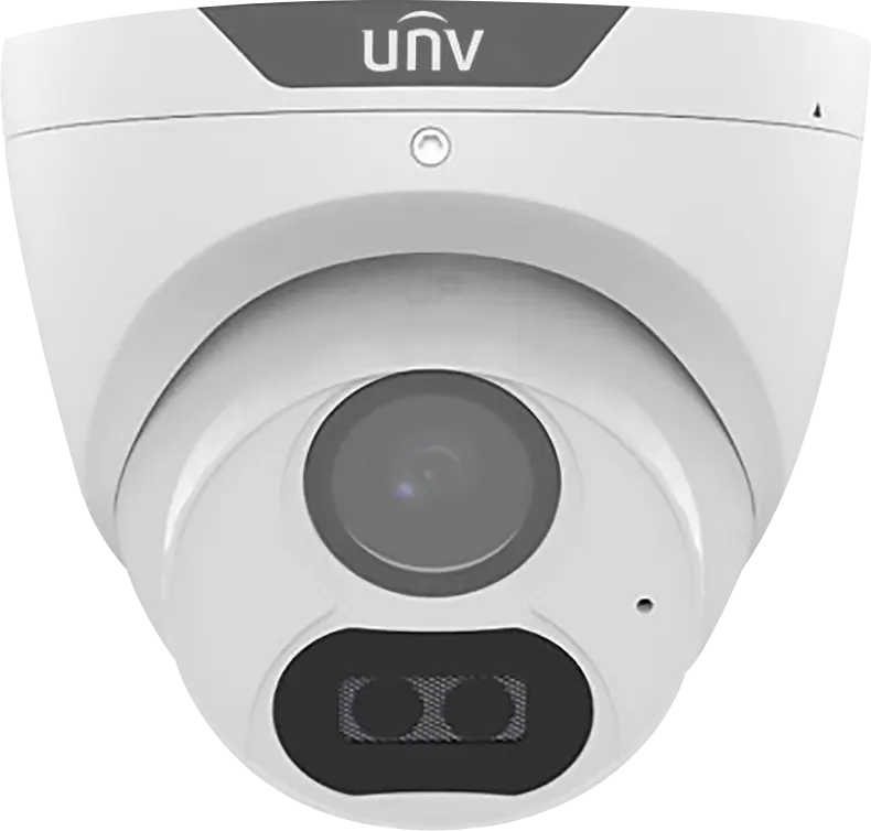 كاميرا مراقبة يونيفيو داخلية 2 ميجابكسل، عدسة 2.8.0 ملم، ميكروفون، أبيض، UAC-T122-AF28LM