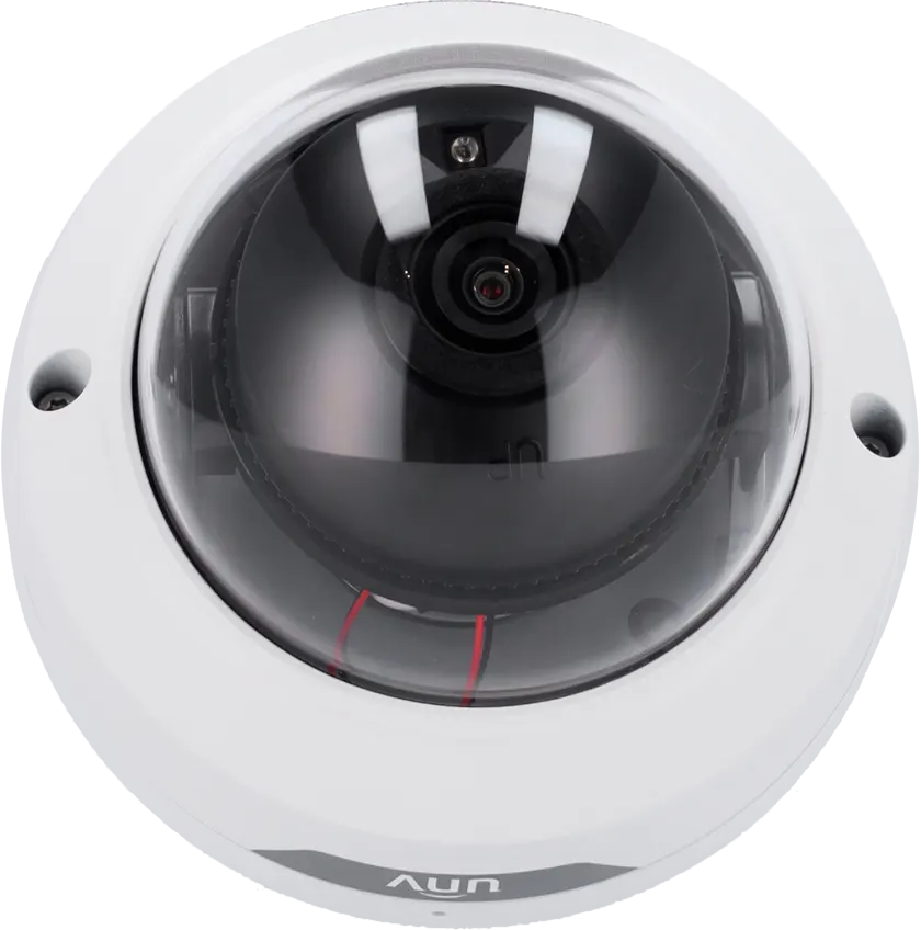 كاميرا مراقبة يونيفيو داخلية 2 ميجابكسل، عدسة 2.8 ملم، ميكروفون، أبيض، UAC-D122-AF28M