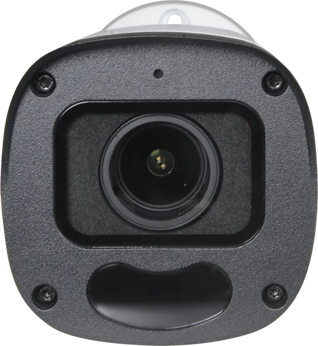 كاميرا مراقبة شبكية خارجية يونيفيو بدقة 4 ميجابكسل، عدسة بمحرك 2.8-12 مم، ميكروفون، أبيض، UNV IPC2324LB-ADZK-G