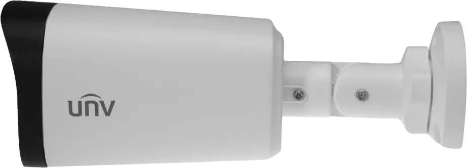 كاميرا مراقبة شبكية خارجية يونيفيو بدقة 4 ميجابكسل، عدسة بمحرك 2.8-12 مم، ميكروفون، أبيض، UNV IPC2324LB-ADZK-G