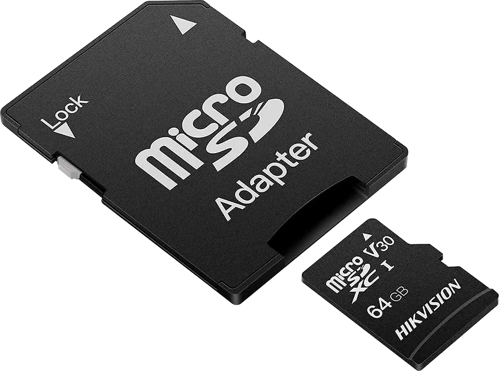 Memory Card Hikvision, Micro SD, 64 GB, V30-HS-TF-C1