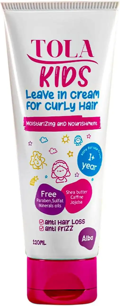 كريم  ليف ان من تولا للأطفال، للشعر الكيرلي 120 مل