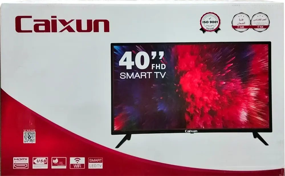 Caixun TV, 40 inch, LED, Smart, FHD resolution, CAI40T10SFA1A