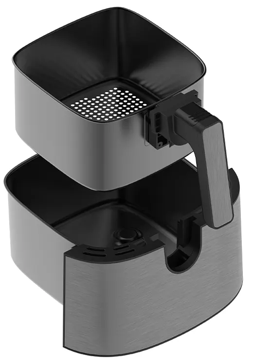 Sonai Cook Master Pro Classic Air Fryer without Oil, 2000 Watt, 7 Liters, Black, MAR-710