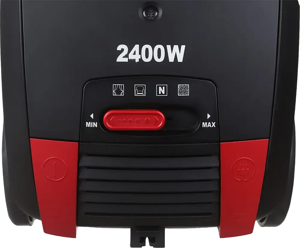 Passap Vacuum Cleaner, 2400 Watt, 3.5 Liter Dust Bag, Black, VCB2400