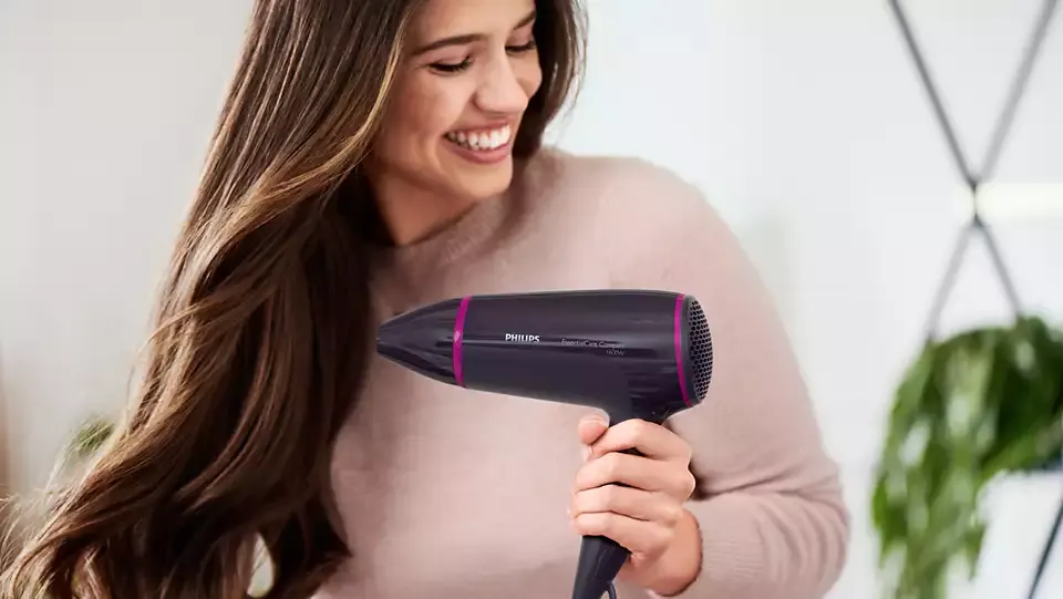 استشوار فيليبس ، 1600 وات ،3 سرعات ، بنفسجي داكن ، BHD002