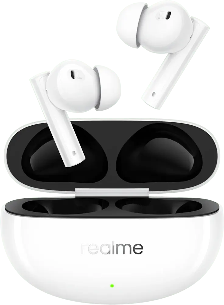 سماعة ايربودز ريلمي بودز اير 5 ، بلوتوث 5.3،مقاومة للماء، أبيض،RMA2301