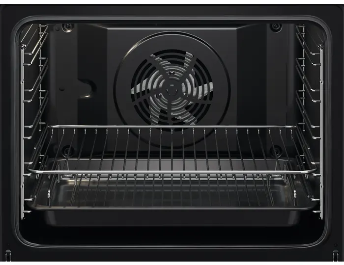 Zanussi built-in oven, 60 cm, electric, 74 litres, digital screen with grill, black, ZOHNX3X1A