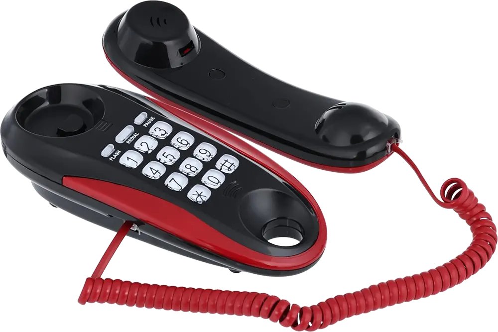 El Adl Tech Corded Landline Phone, Multiple Colors, 101C