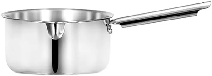 El Dahan Aluminum casserole without lid, size 18, silver