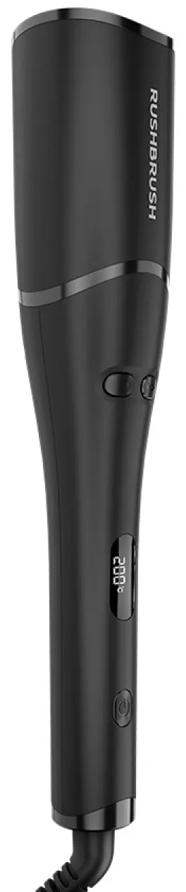 مكواة تجعيد الشعر راش براش U1 CURLER ، عصا مطلية بالسيراميك ،220° سيلزيوس،أسود