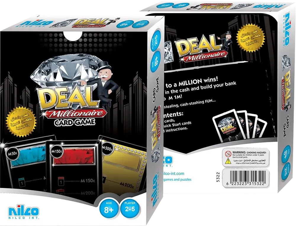 Nilco Deal Millionaire Travel Card Game