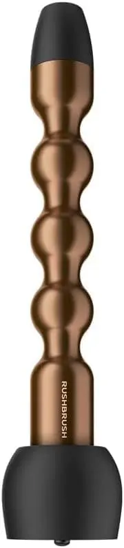 مكواة تجعيد الشعر راش براش 3IN1 ، ألواح مصنوعة من سيراميك التورمالين ،230° سيلزيوس،برونز