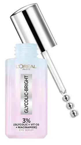 L'Oreal Glycolic Bright  Dark Circles Eye Serum  20 ml