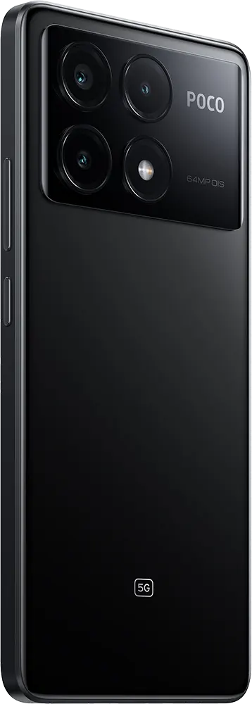 موبايل شاومي بوكو X6 برو ثنائي الشريحة ، ذاكرة 512 جيجابايت ، رامات 12 جيجابايت ، شبكة الجيل الخامس، أسود