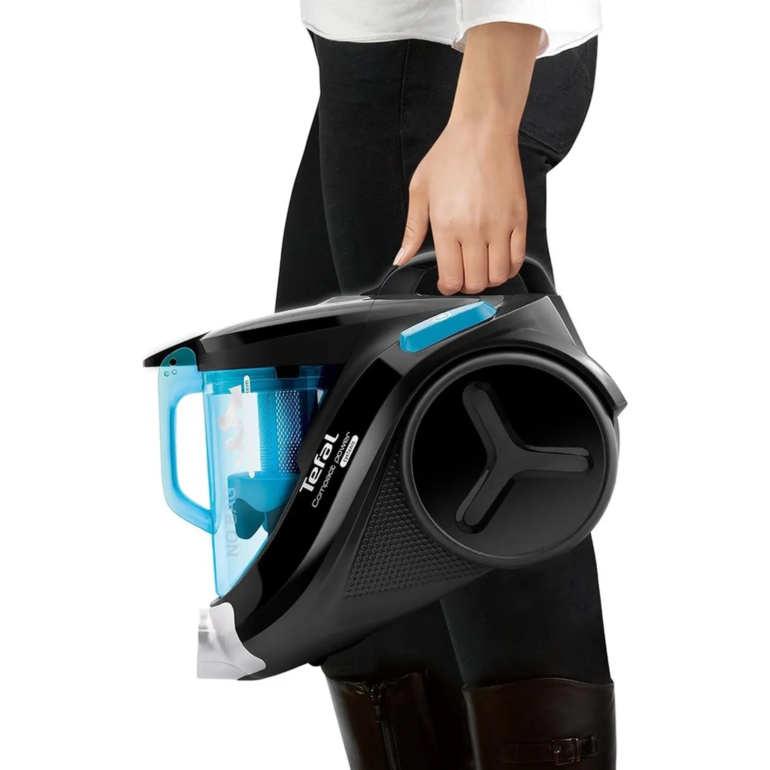 Tefal Bagless Vacuum Cleaner, 750 Watt, 1.5 Liter, Blue, TW3751EG
