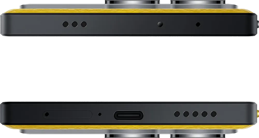 موبايل شاومي بوكو X6 برو ثنائي الشريحة ، ذاكرة 512 جيجابايت ، رامات 12 جيجابايت ، شبكة الجيل الخامس، أصفر