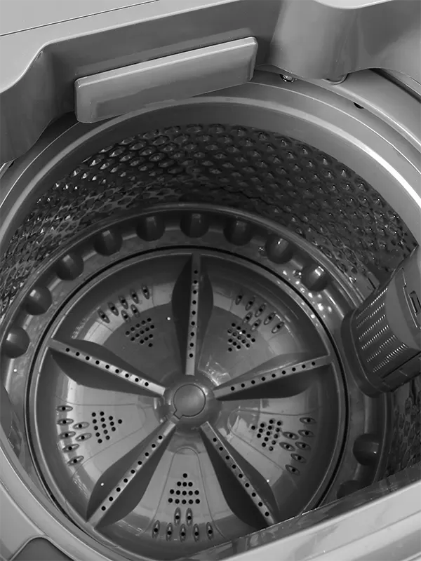 White Point Top Loading Washing Machine, 19 kg, Digital Display, Dark Grey, WPTL1999DFGCMA