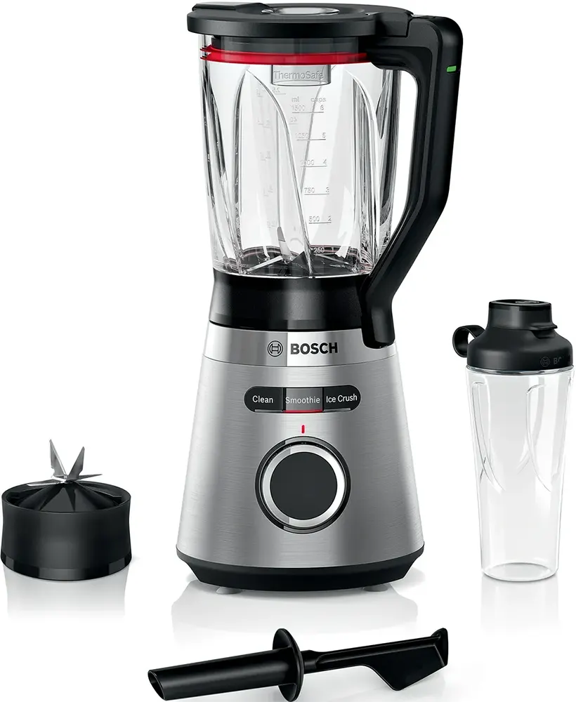 خلاط كهربائي بووش فيتا باور، 1200 وات، 1.5 لتر، فضي*أسود ،MMB6384M