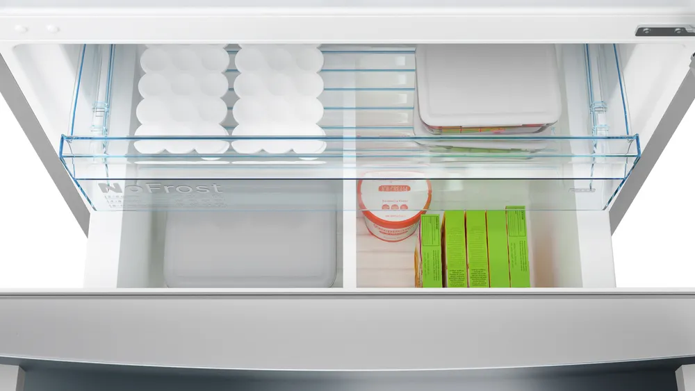 Bosch Combi Refrigerator, No Frost, 631 Litres, 2 Doors, Bottom Freezer, Digital Screen, Stainless, Silver, KGB86CIE0N