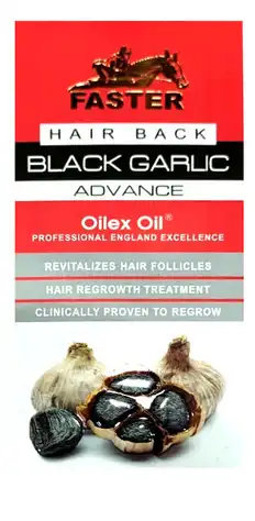 Faster hair black garlic advance oilex oil 100 ml