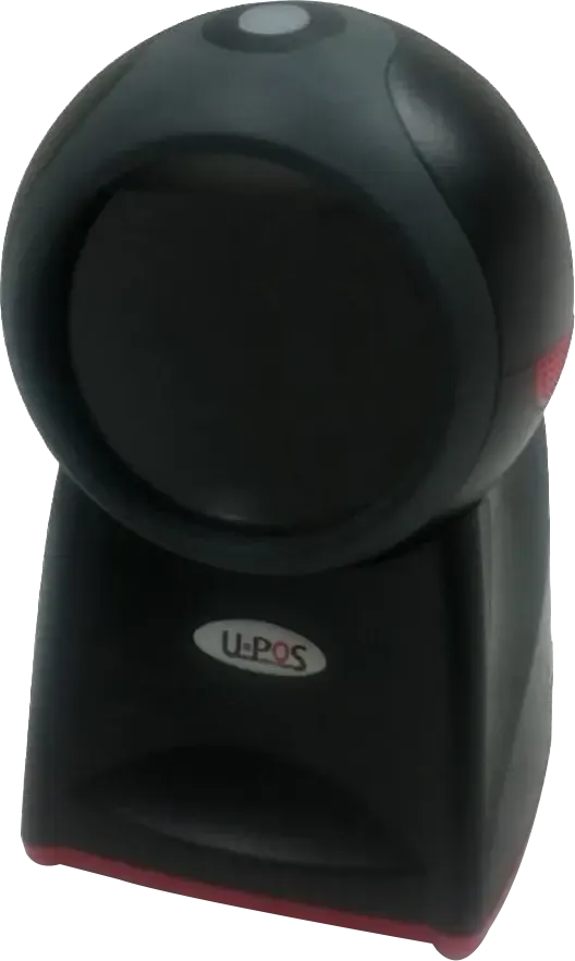 U.POS 2D Desktop Barcode Wired Scanner, Black, UP-862