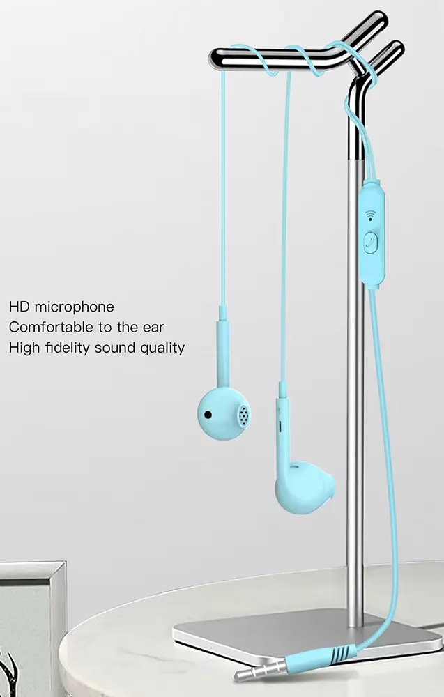 سماعة أذن سلكية من رينو، قابس 3.5 ملم، متعددة الألوان، RH-88