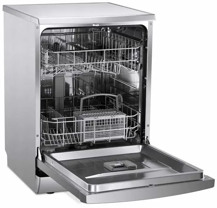 Levon Dishwasher, 12 Place Setting, 60 Cm, Digital Screen, 6 Programmes, Stainless, Silver, LVDW12-SS-DT
