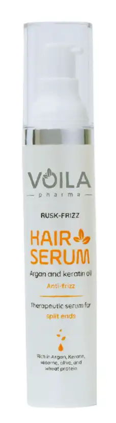VOILA HAIR SERUM ANTI FRIZZ ARGAN AND KERATIN OIL 50ML
