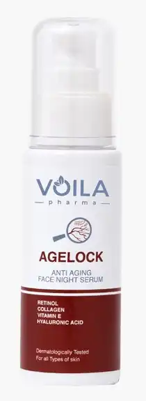 VOILA AGELOCK ANTI AGING FACE NIGHT SERUM 50ML